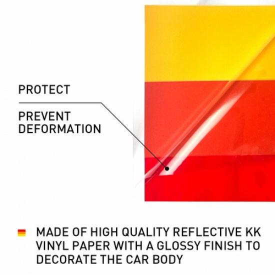 2X TRI-COLOR Side Rocker Decal Stripes Vinyl Sticker For All Toyota Tacoma Lexus
