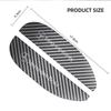 2Pcs Car Rearview Mirror Rain Eyebrow Carbon Fiber For Mercedes Benz B/C/E/S Clase A C200L GLC GLK W166 W163 W221 Car Accesorios