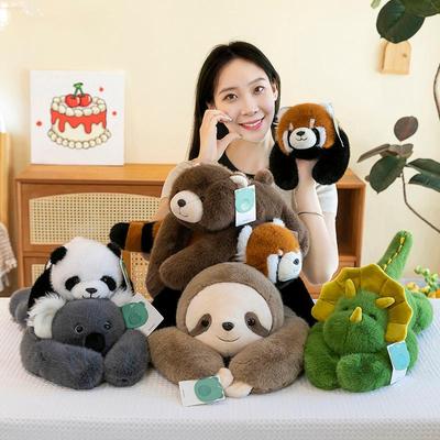 Adorable Jouet Peluche pour Animal de Compagnie: Position allongée apaisante pour les câlins du coucher - Cadeau d'anniversaire parfait