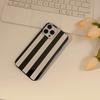 Fashion Retro White Striped Pattern Phone Case For iPhone 17 Air 16 Pro Max 15 14 Plus 13 12 11 Shockproof Silicone Back Cover