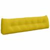 Back Cushion Yellow 180 X 24 X 50 Cm Velvet