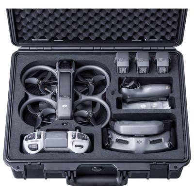 Lykus Titan AT200 Wasserdichte Koffer für DJI Avata 2 DJI FPV Sender DJI Goggles und DJI RC Motion Hält bis zu 7 Artikel Combo, 3, 3, 3, [Nur Koffer]