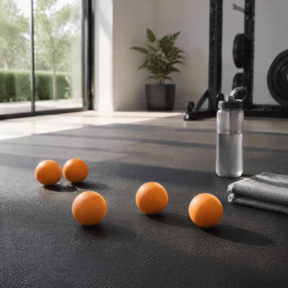 5 Stück Gummi-Squashball Hohlstruktur Hüpfender Squashball Indoor-Sportarten