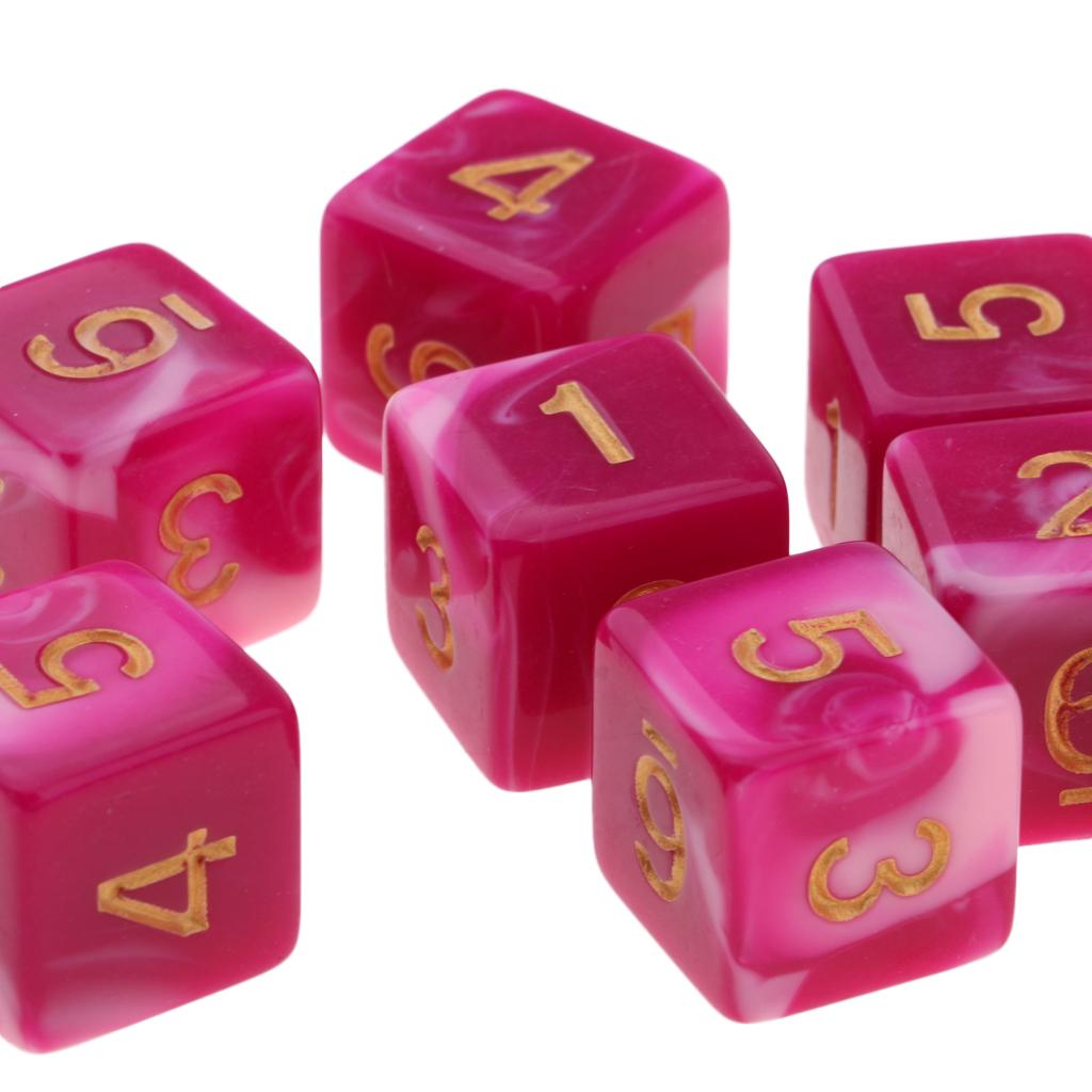 10 Pieces RPG DND Game Set with D6