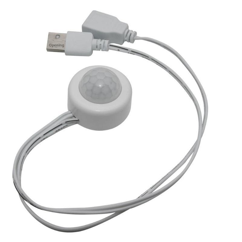 One Set of PIR Motion Sensor Switch, Infrared Human Induction Device, Suitable for LED Light Strips DC 5V-24V