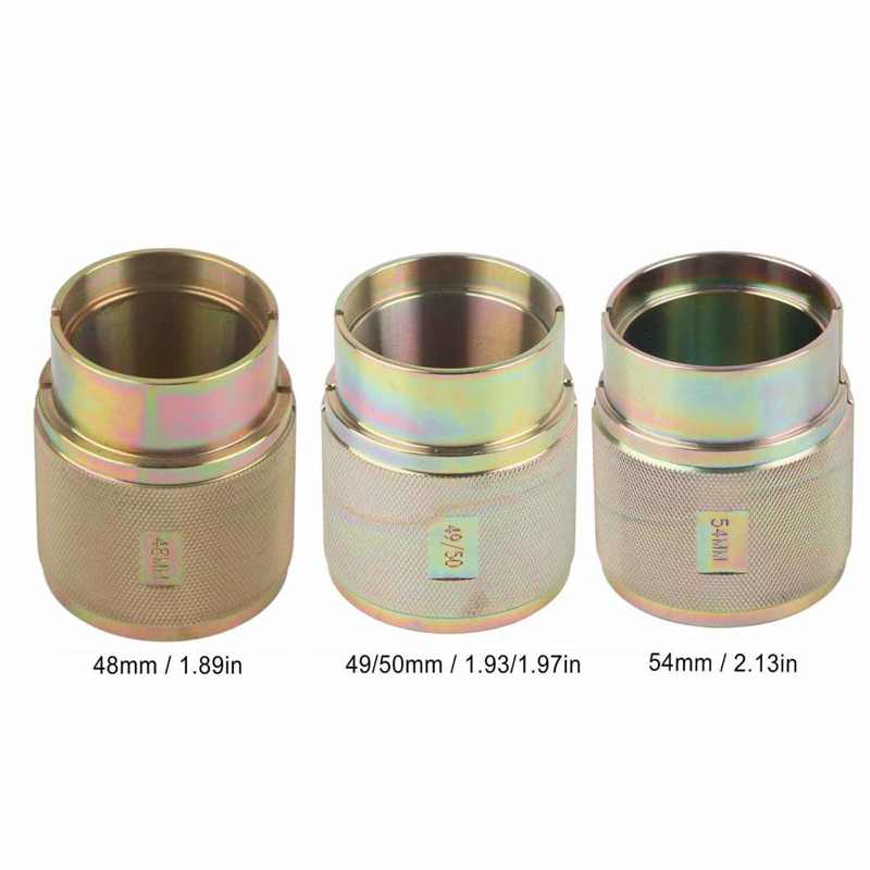 Motorcycle Fork Oil Seal Driver Tool Universal Carbon Steel for Dirt Bike Conventional Inverted Forks 48mm/49mm/50mm/54mm
