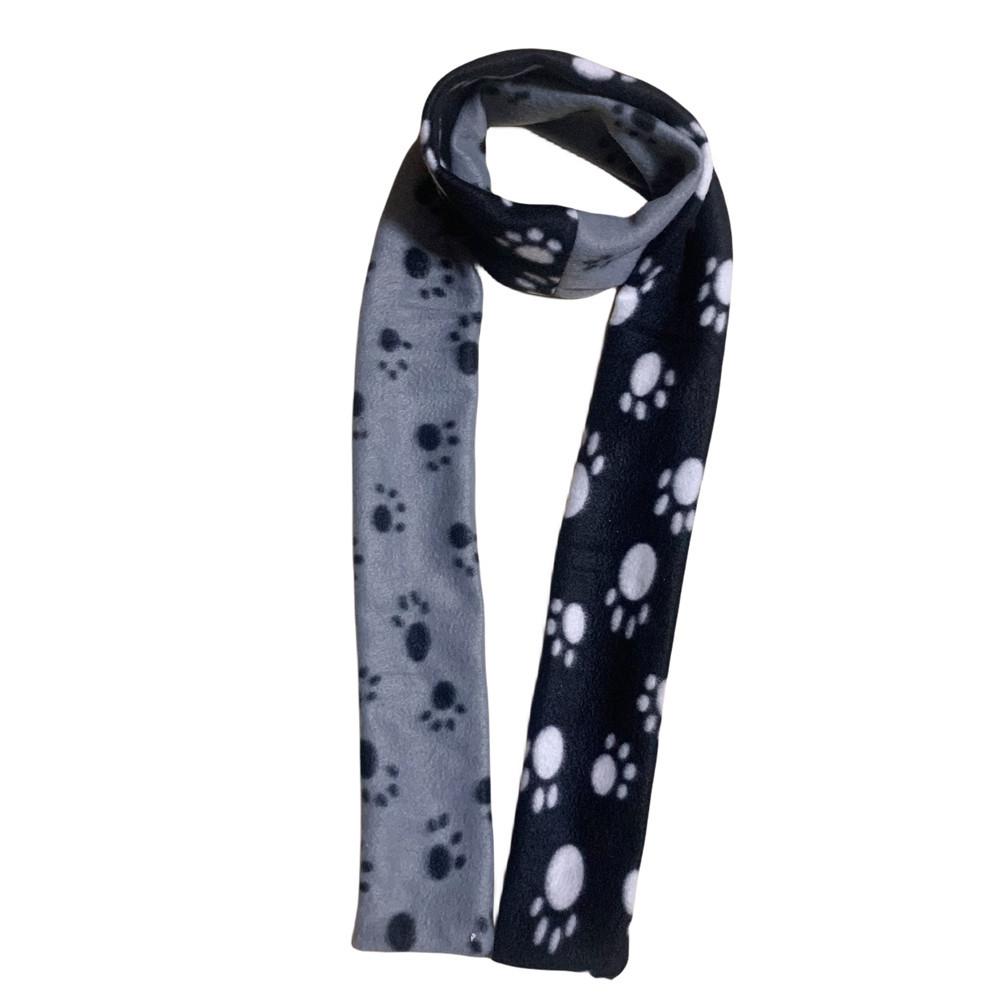 Y2K Star Scarf Vintage Plush Cashmere Longer Scarf Wome Neck Warmer Bone Ornaments Cute Puppy Paw Accessories JK Accessrioes