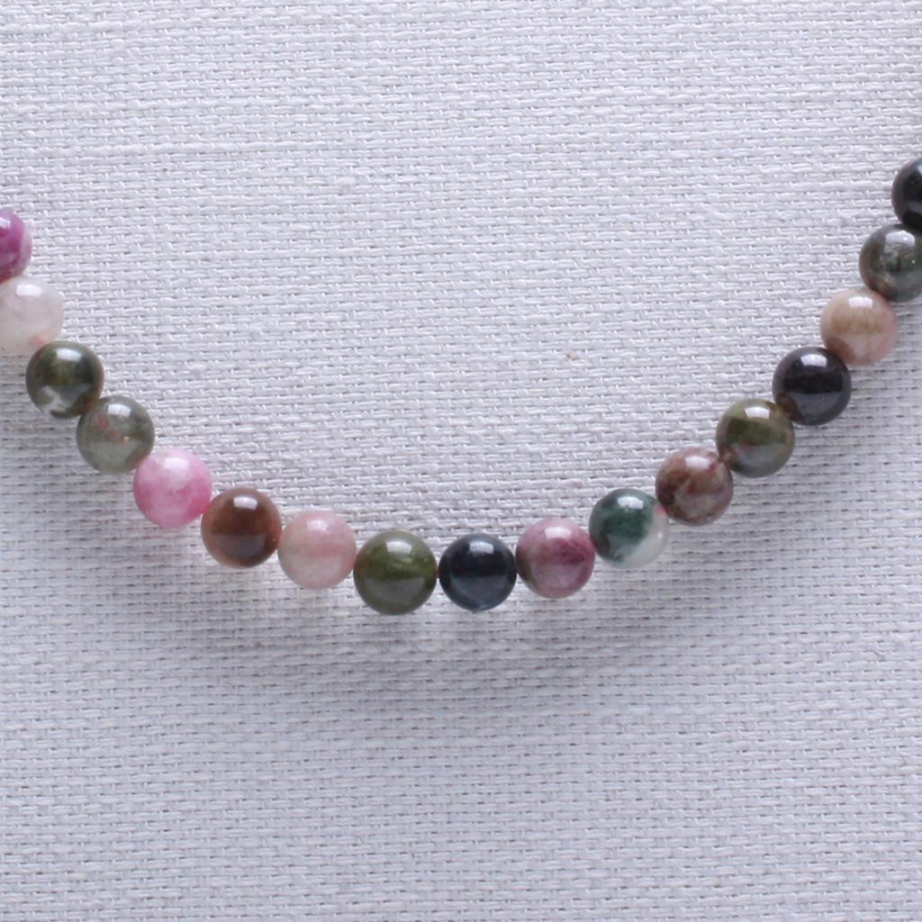 Bien Vetu 6Mm Tourmaline Gemstone Necklace
