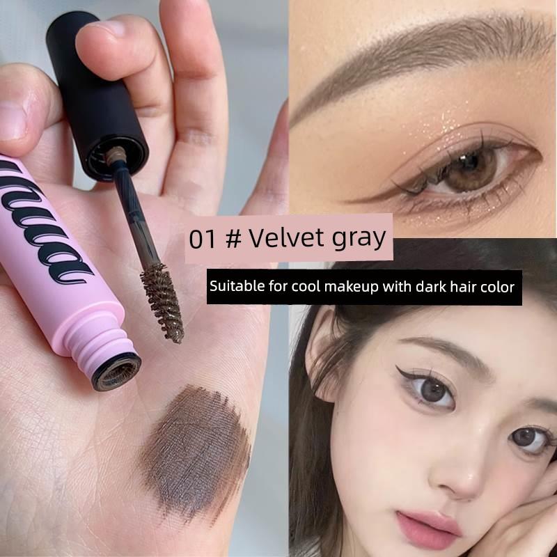 Orange-Brown Eyebrow Dye, Light Orange Eyebrow Gel, Waterproof and Long-Lasting Eyebrow Tint, Men's Yellow Coffee Color, Lily Cosmetics