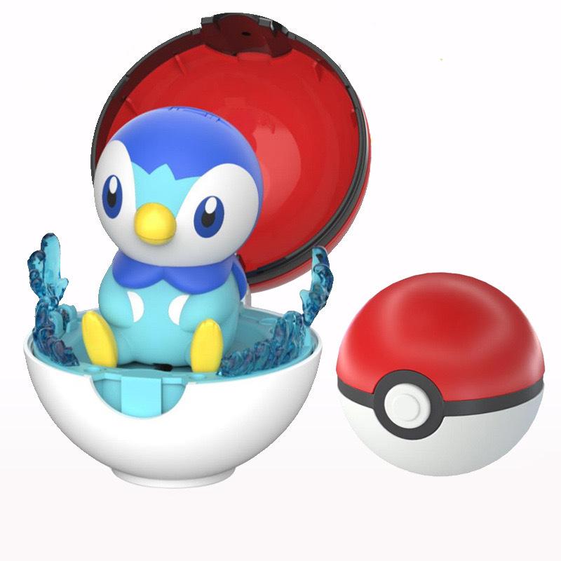 Toys Pokeball Deformation Anime Action Figure Model Pikachu Eevee Squirtle Charmander Bulbasaur Kids Gifts