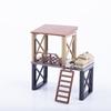 MOC Militärzubehör Bausteine Soldatenfiguren Sandsack Hund Hindernis Camouflage Zelt Schaufel Waffenbox Spielzeug Kinder J038