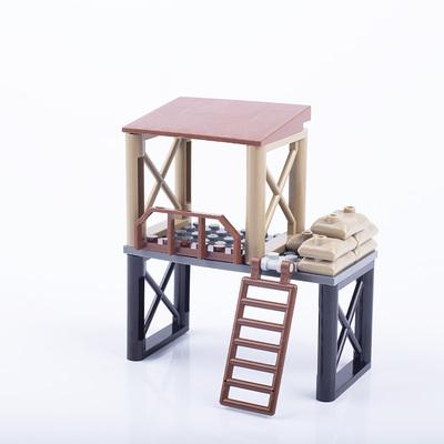 MOC Militärzubehör Bausteine Soldatenfiguren Sandsack Hund Hindernis Camouflage Zelt Schaufel Waffenbox Spielzeug Kinder J038