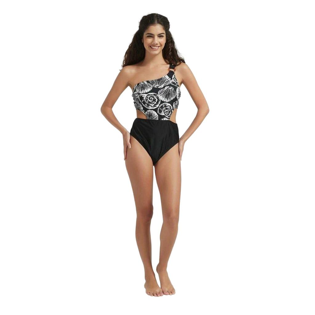 Be You Womens/Ladies Seashells One Piece Swimsuit