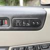 For Hummer H2 2003-07 Car Styling ABS Carbon Fiber/Silver Car Seat Memory Switch Frame Cover Trim Cover Sticker Car