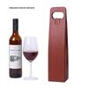 Borsa Portabottiglie da Vino in Pelle - Scatola Regalo Singola o Doppia