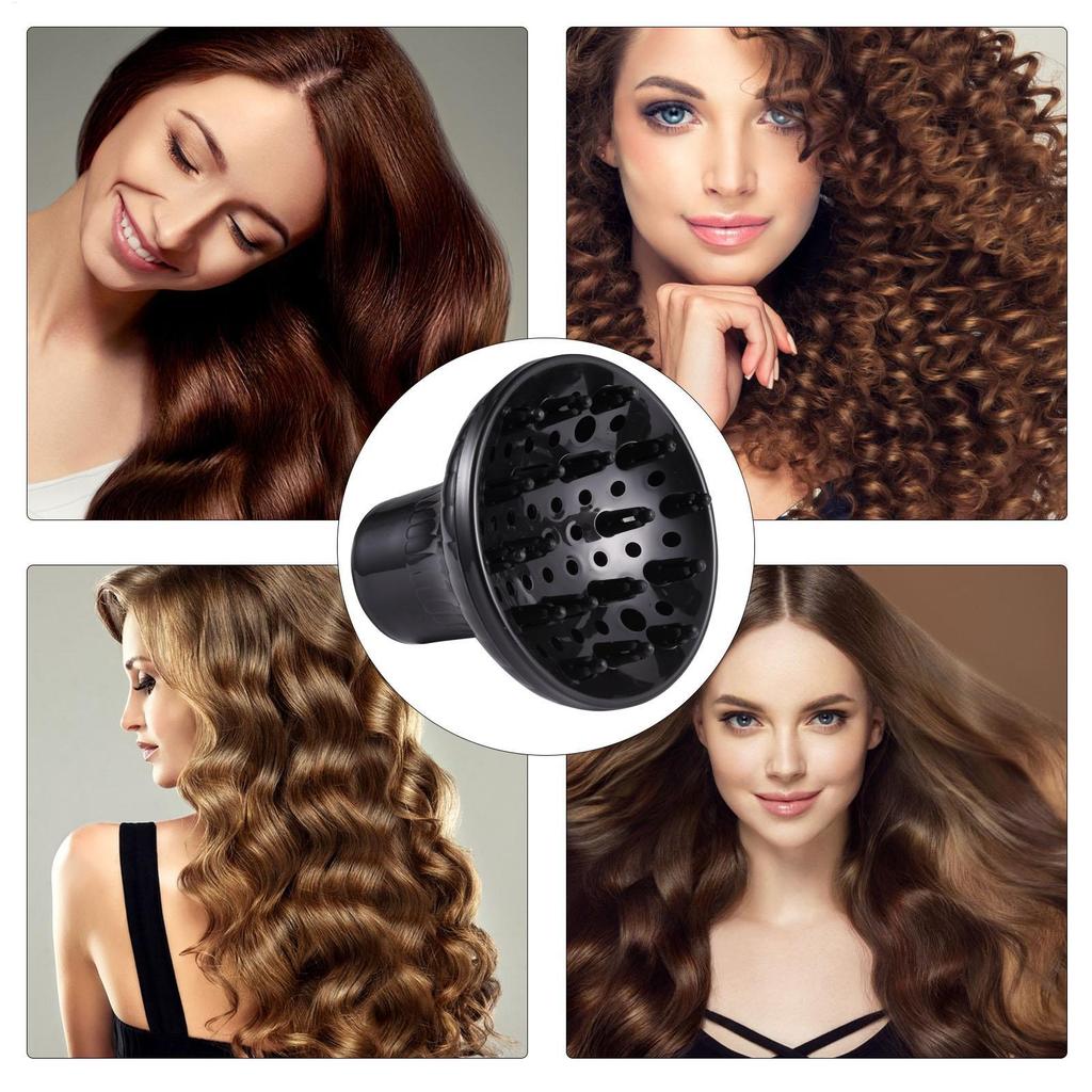 Hot Universal Hair Dryer Diffuser Women Long Curly Hair Dryer Attachment 3.5cm To 5cm For Wavy Hair Straight Hair Styling Tools