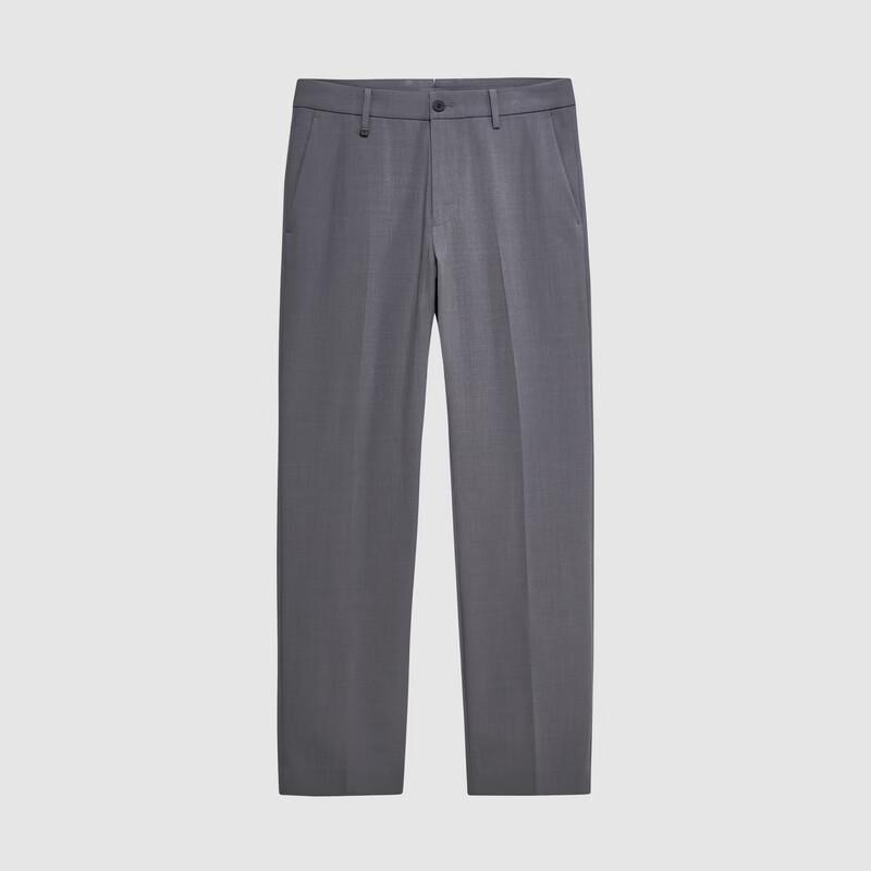 Joeone Men's Wrinkle-Resistant Straight Business Suit Pants