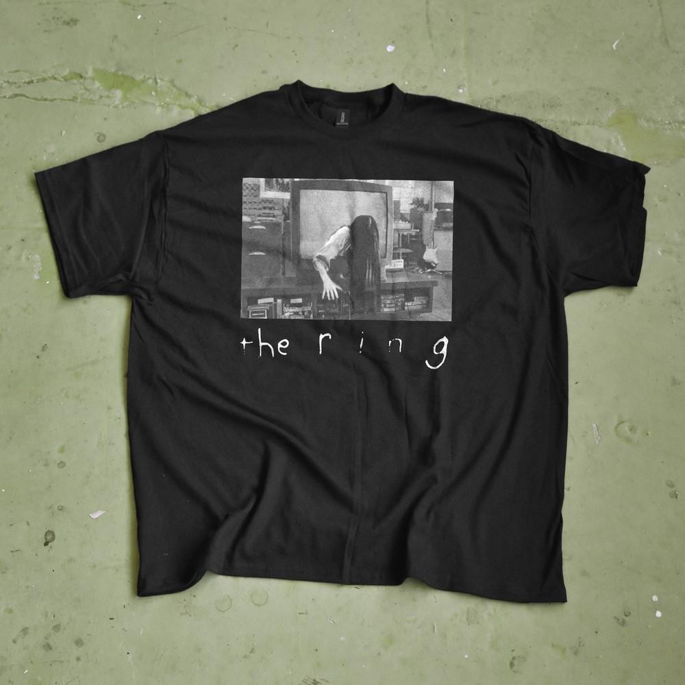 The Ring TShirt  Japanese Horror Movie Tee Scary Film Cult Shirt JHorror Unisex T-Shirt XL