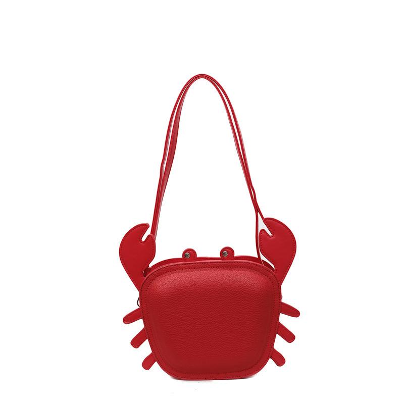 Niche Design Irregular Bag for Women New Creative Street Style Crab Bag Ins Style Personality Street Small Square Bag