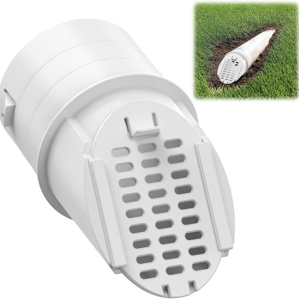 Heavy Duty Round Drain Pipe Cover Adjustable Fit Durable Rainwater Filter Net Anti-Clog Easy To Install