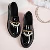 Modne, miękkie, płaskie buty damskie, mokasyny, nowe wiosenne, uniwersalne, podwyższane, płytkie, małe skórzane buty
