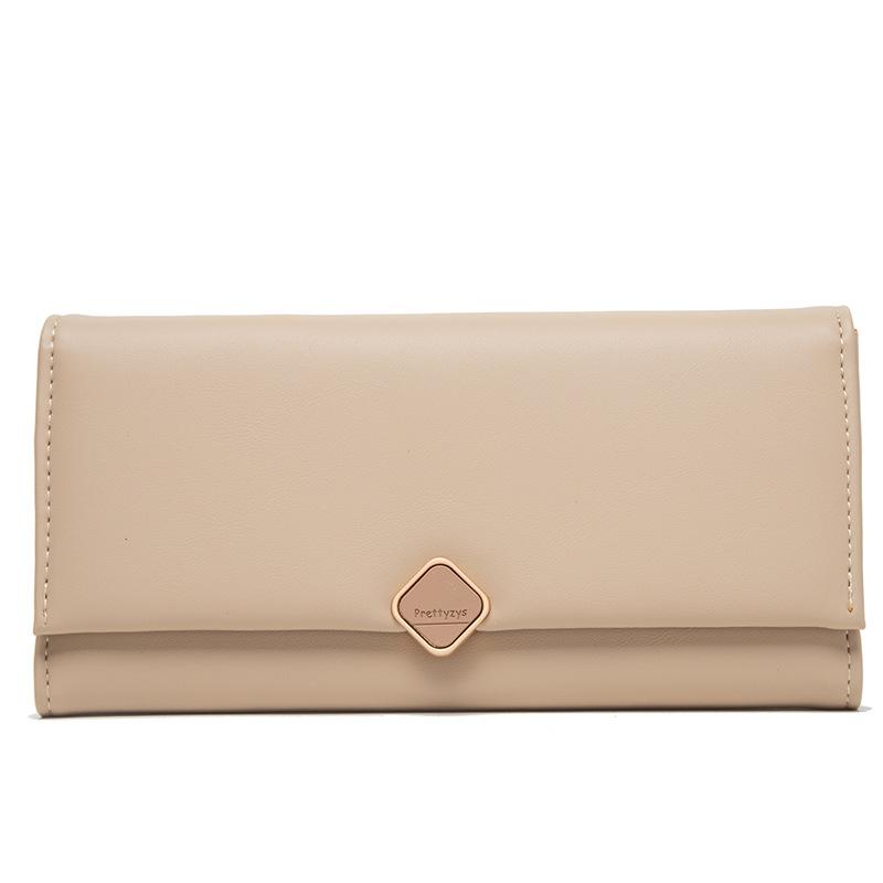 Women's Light Luxury Minimalist Style Clutch, Long Wallet, Card Holder, Leather Clip, Coin Purse
