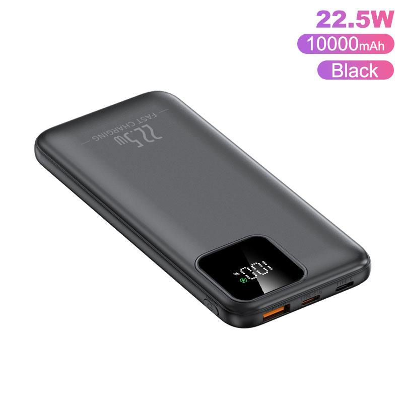 20000mAh Powerbank Bærbar Lader Power Bank 22.5W Superrask Lading med LED Batteridisplay Power Bank For iphone Samsung