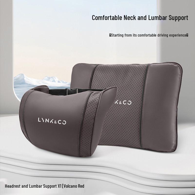 Lynk & Co Car Headrest & Neck Pillow: Lumbar Support & Waist Protection for Models 01-09, All-Season Accessory