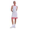 2026 Spring and Summer New European and American Skirts, Short Women's Clothing Temperament Casual Versatile Contrasting Color Knitted Dress Women