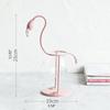 Forma Animale Flamingo Vaso da Fiori Caratteristico Carino Accessorio Decorazione Matrimonio Natale Pianta da Tavolo Bonsai Vaso