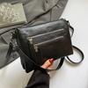Women's Shoulder Bag Multi-Layer Crossbody Bag Soft Leather Mobile Phone Bag
