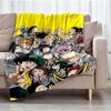 My Hero Academia Theme Printed Blanket - Perfect for Couch, Bed, Travel & Outdoor Use | Machine Washable, Cozy & Durable.