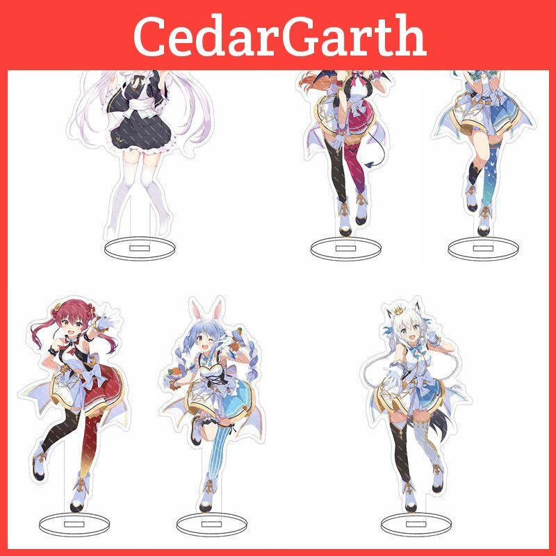 Hololive Vtuber Acrylic Stand Delightful Desktop Decor Showcasing Fubuki Okayu Ayame Subaru Matsuri