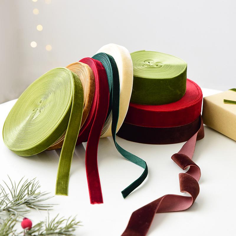 Festive Velvet Ribbon for Gift Wrapping & DIY Ornaments