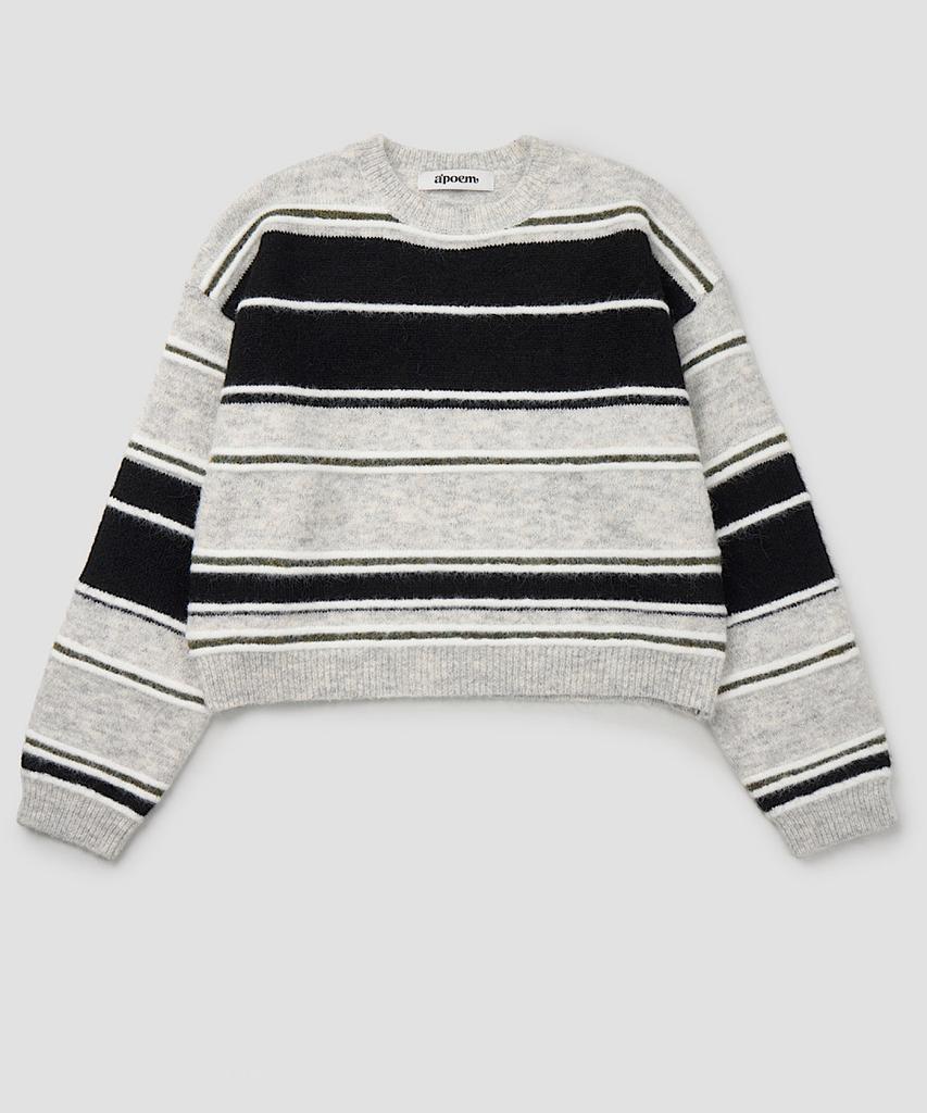 APOEM Brushed Stripe Knit (3C)