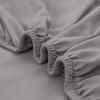 Treeflyheart Semi-Family Gray Box Sheet, Moisture-Wicking, Quick-Drying, 220x200cm, Easy To Put On and Take Off, 30cm Gusset, Polyester, Antibacterial