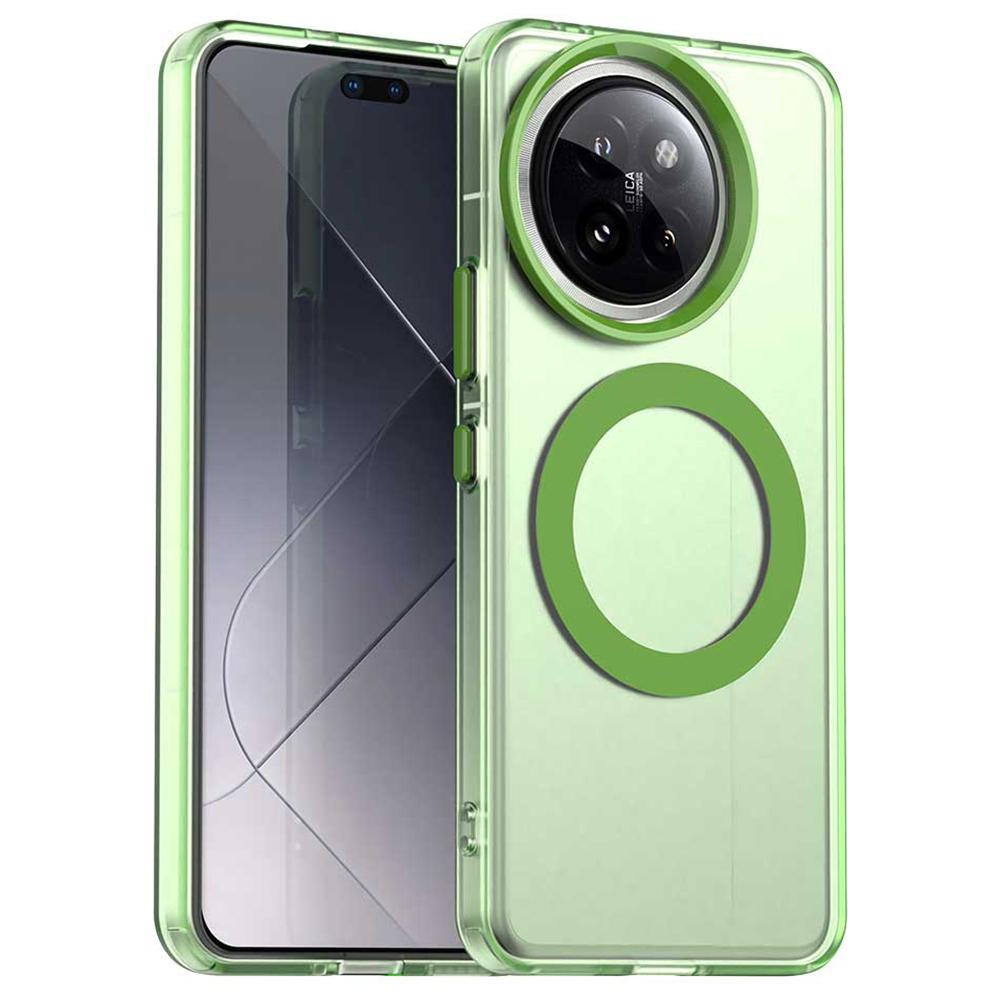 For Xiaomi 14 Civi 5G/Civi 4 Pro 5G Case Compatible with MagSafe PC+TPU+PET Anti-Drop Phone Cover