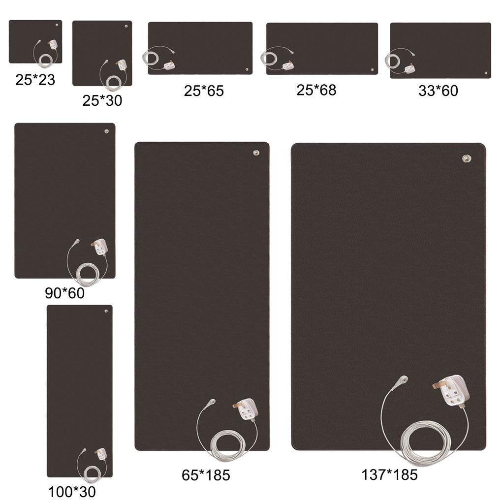 Anti Static Grounding Mat 0.8mm Thick Conductive Leather Desk Mat