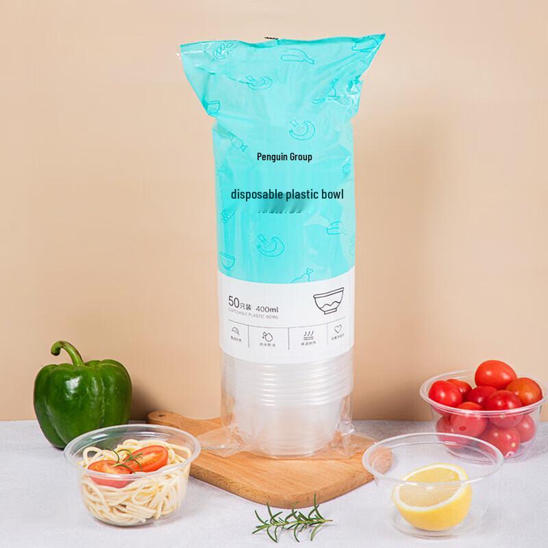 Transparent Disposable Plastic Bowls