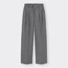 GU by Uniqlo Herringbone Tuck Wide Pants+ec  80.0cm Long 