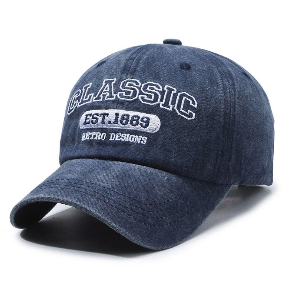 Visor Peaked Cap Classic EST.1889 Sunscreen Hats Fashion Casquette  For Man Women