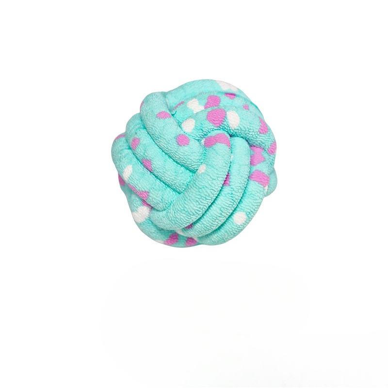 Dog Teething Toy Ball Popcorn That Won't Break, Silent Solid Ball Dog Training Pet Toy, Durable for Large Dogs