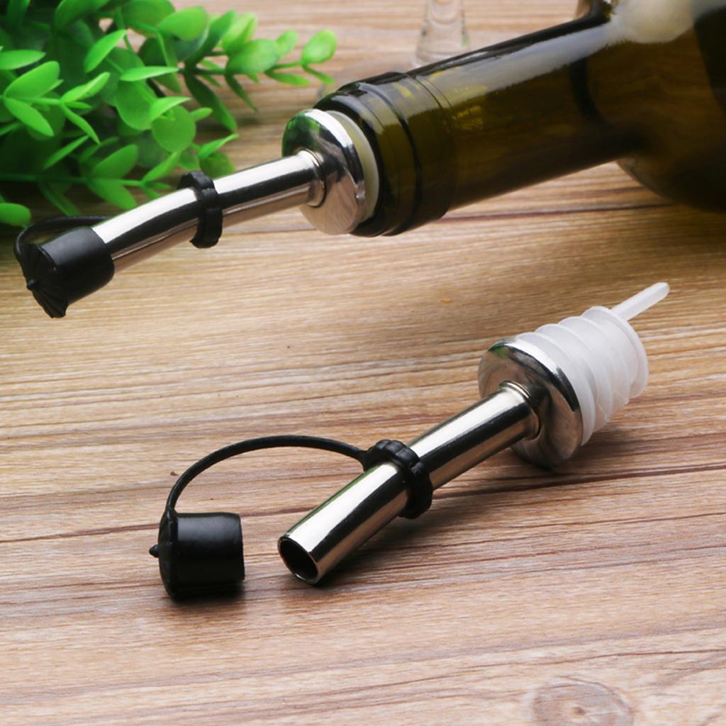 Stainless Steel Wine Pot Bottle Stopper Wine Pourers Olive Pourer Dispensers