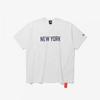 New Era WhiTe New York Yankees Flag T shirT coopersTown
