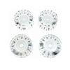 4Pcs Guitar Volume Knobs Top Hat Knobs Speed Volume Tone Pedal Control Knobs For Electric Guitar Bass Transparent