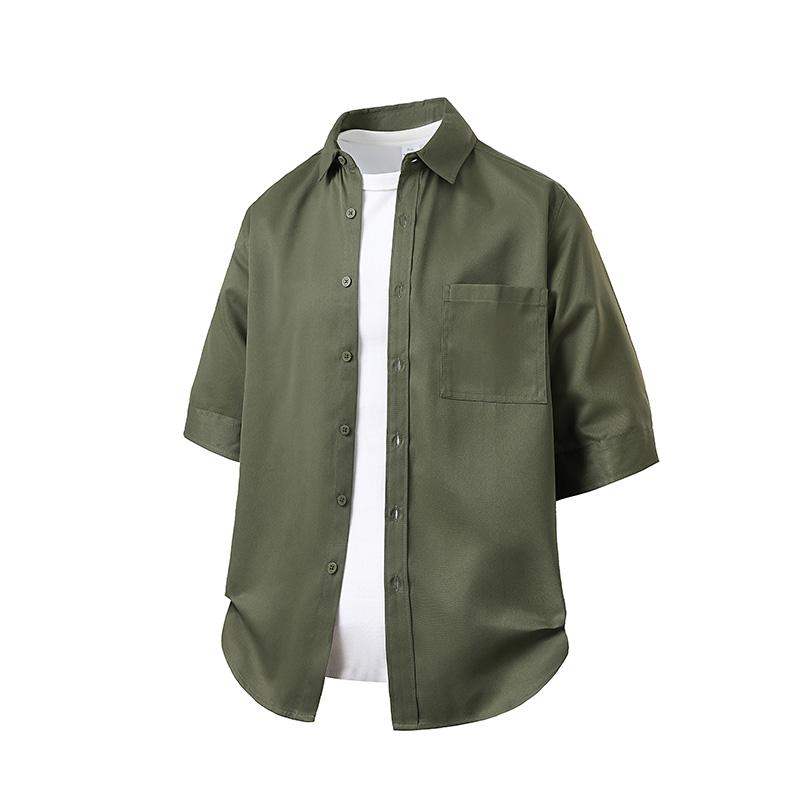 Short Sleeved Shirt Men s Summer Casual Shirt 2XL