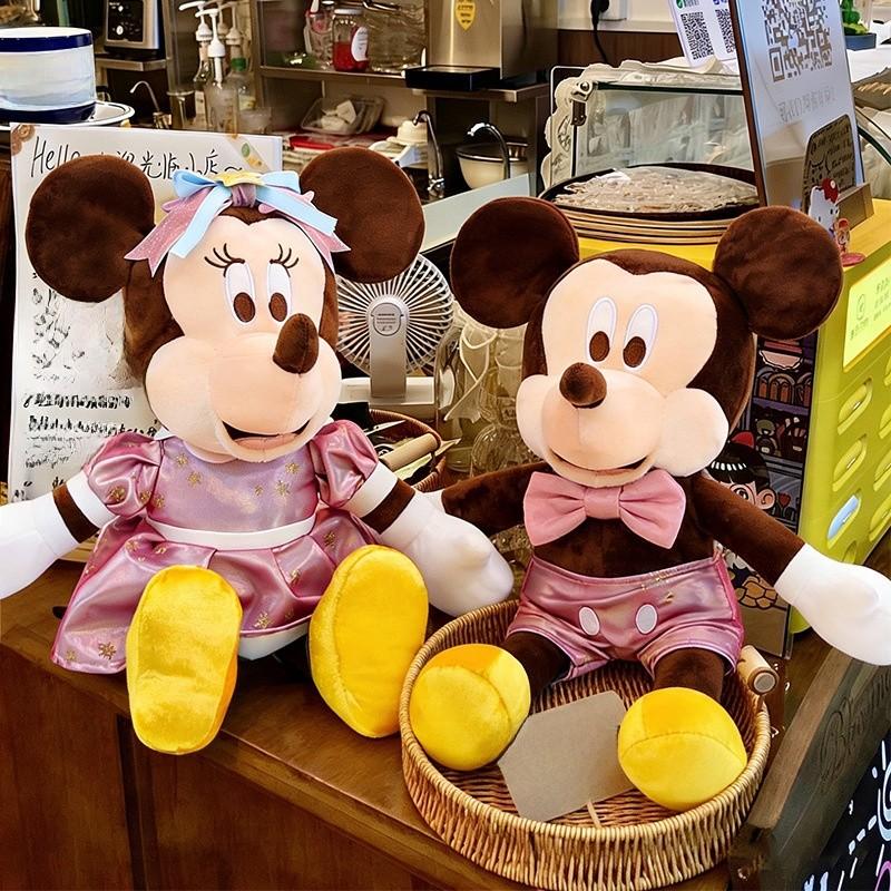 Plyšová hračka panenka Mickey a Minnie Mouse Dárek Pro Děti A Sběratele