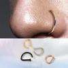 Cao Shi D-Shaped Unisex Punk Nose Ring – Stylish, Sexy, Multi-purpose Jewelry