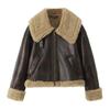 Women's Thickened European & American Fur-Integrated Loose Short Jacket