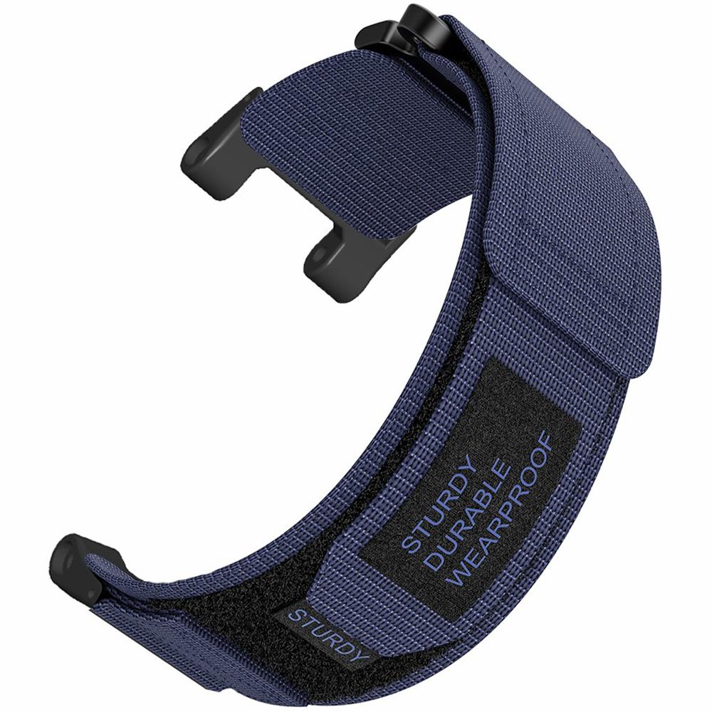 For Huami Amazfit T-Rex/T-Rex Pro Outdoor Sports Watch Strap Magic Tape Adjustable Nylon Band